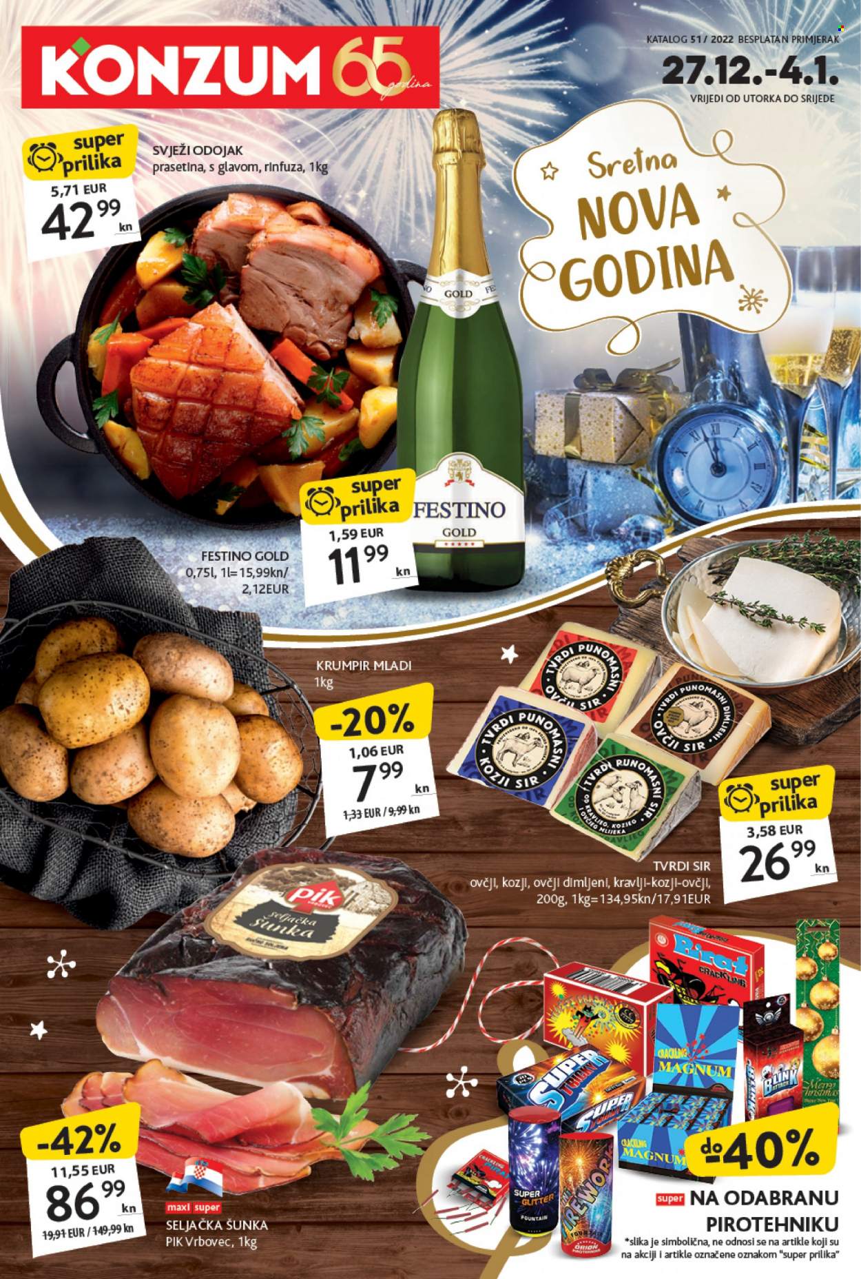 Konzum katalog - 27.12.2022. - 04.01.2023. Stranica 1