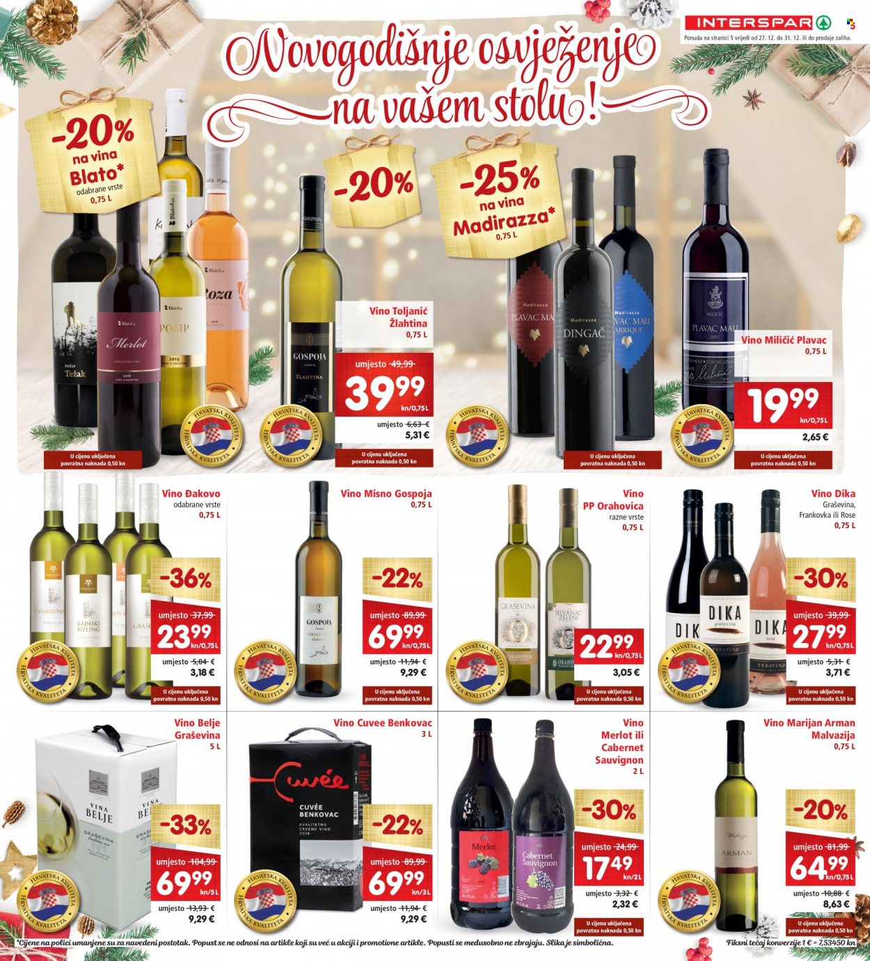 INTERSPAR katalog - 27.12.2022. - 31.12.2022. Stranica 5