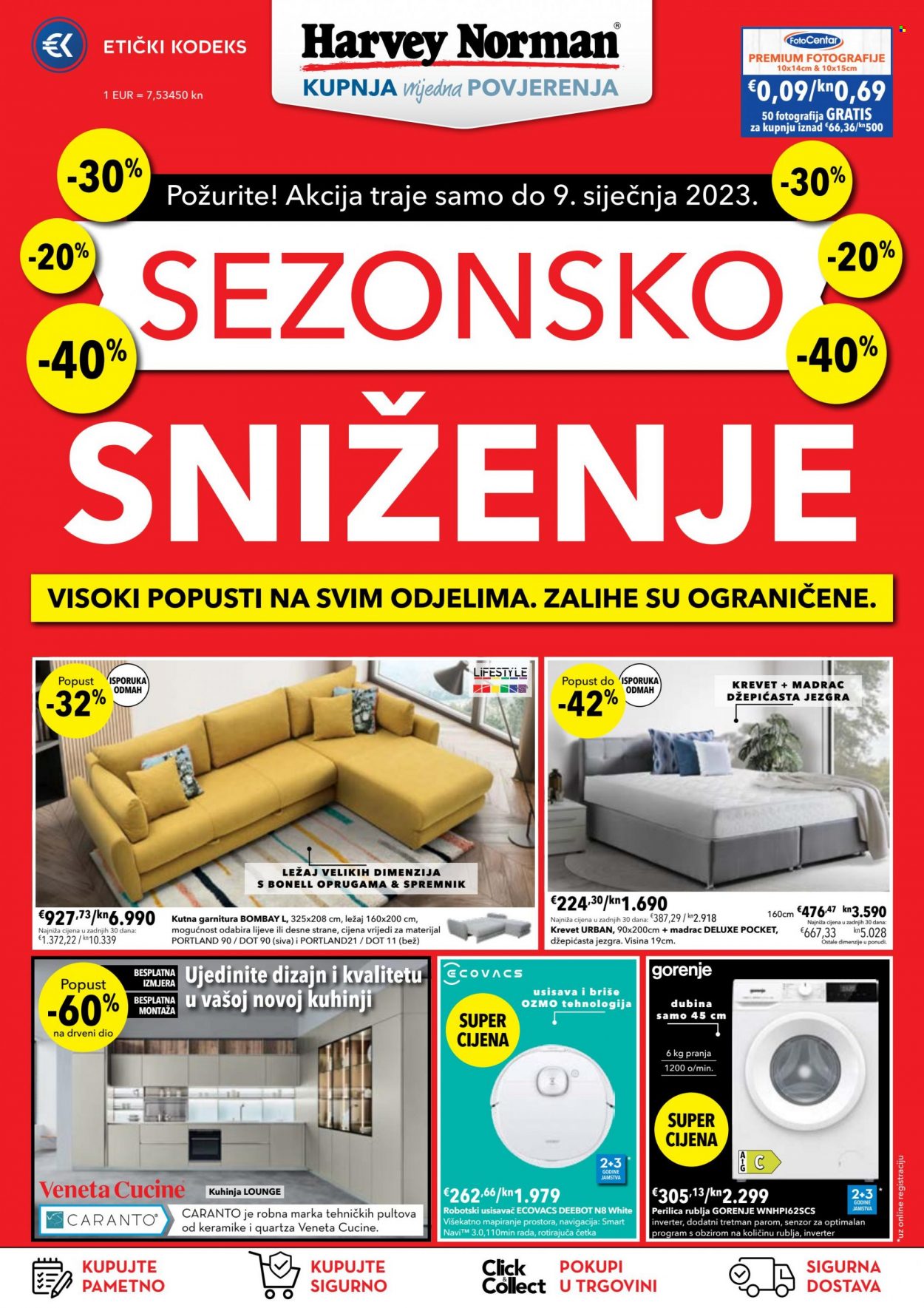 Harvey Norman katalog - 27.12.2022. - 09.01.2023. Stranica 1