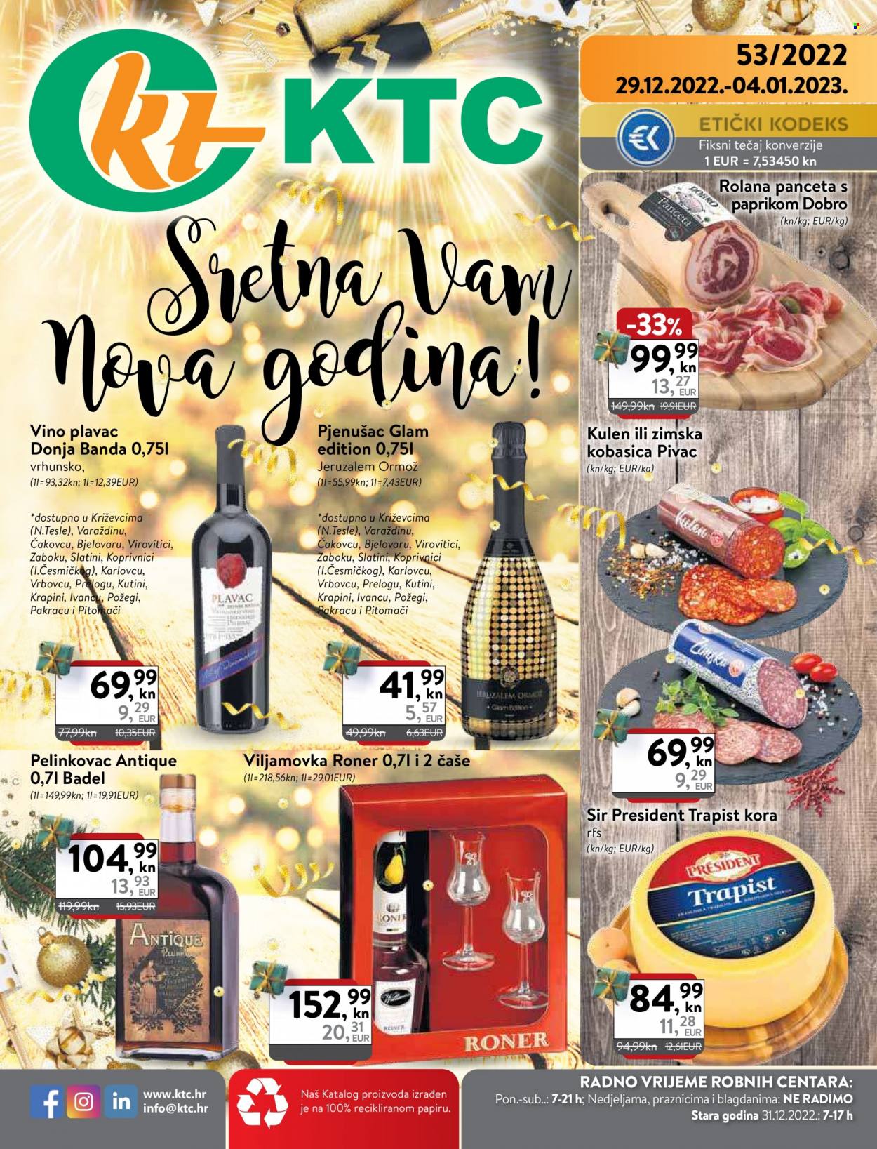 KTC katalog - 29.12.2022. - 04.01.2023. Stranica 1
