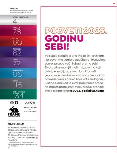 Avon katalog - 28.12.2022. - 31.01.2023. Stranica 2