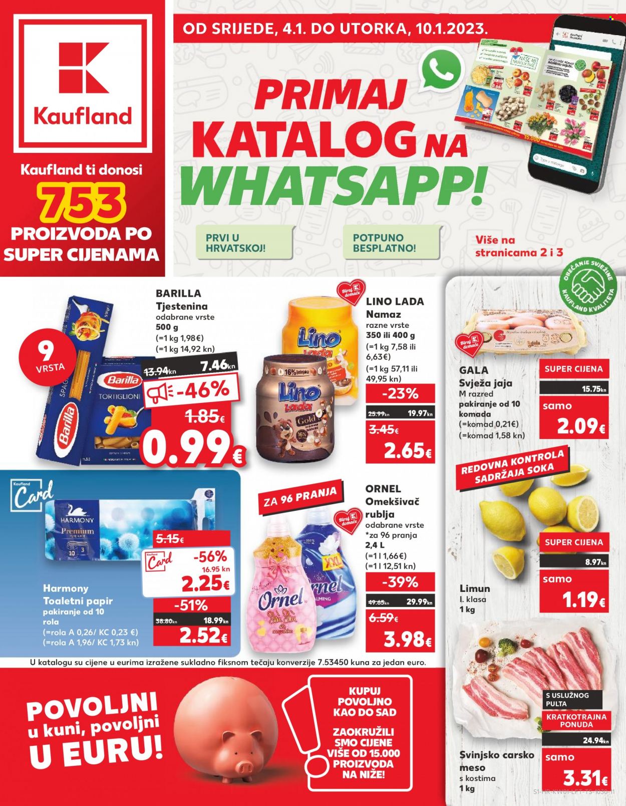 Kaufland katalog - 04.01.2023. - 10.01.2023. Stranica 1