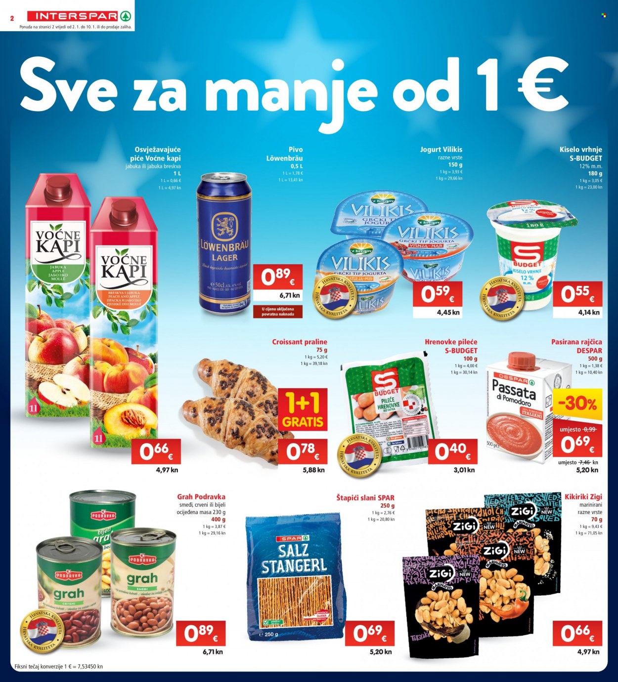 INTERSPAR katalog - 02.01.2023. - 10.01.2023. Stranica 2