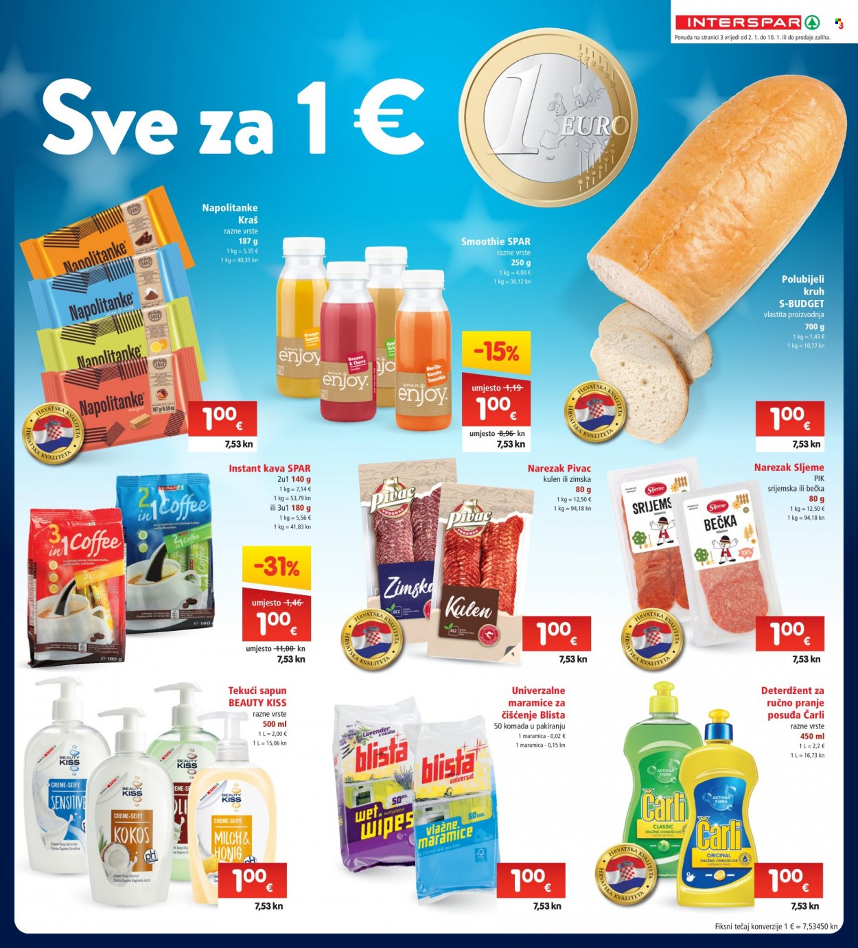INTERSPAR katalog - 02.01.2023. - 10.01.2023. Stranica 3
