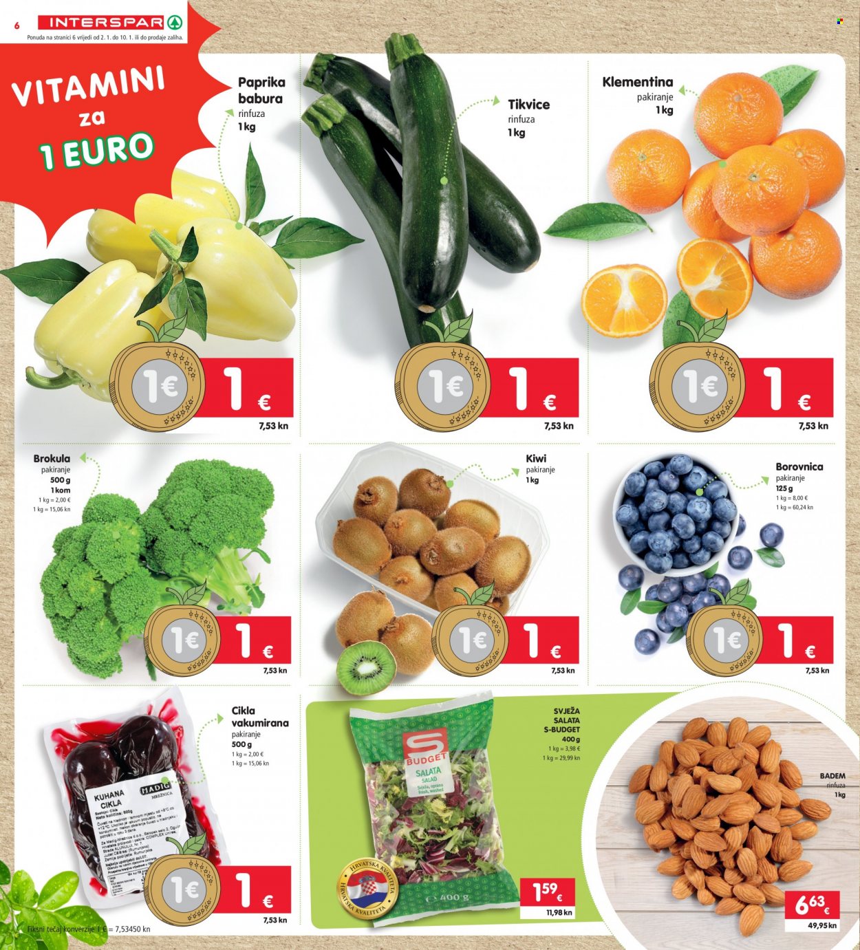 INTERSPAR katalog - 02.01.2023. - 10.01.2023. Stranica 6