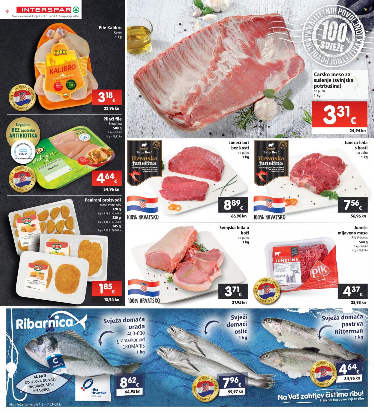 INTERSPAR katalog - 02.01.2023. - 10.01.2023. Stranica 8