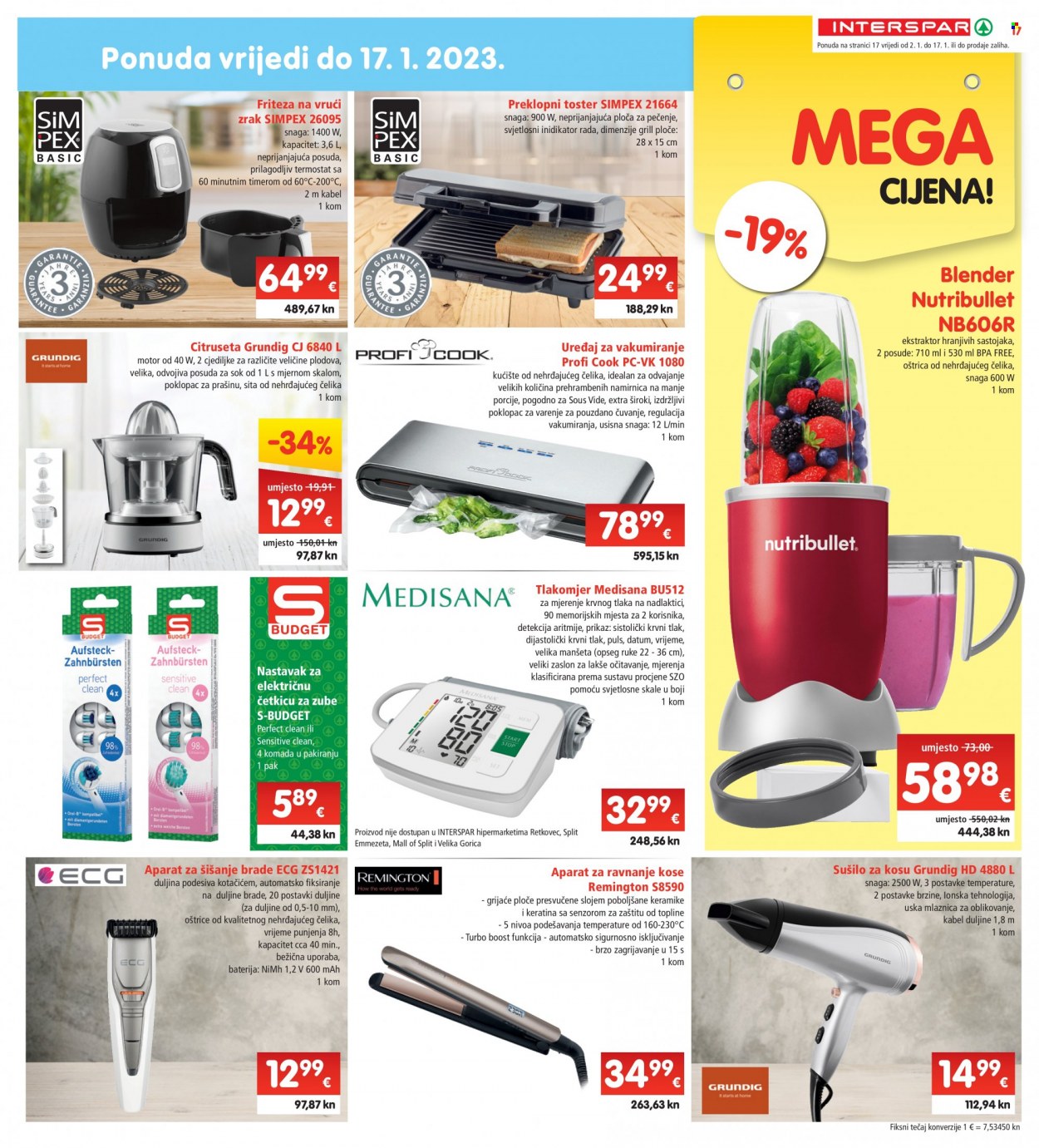 INTERSPAR katalog - 02.01.2023. - 10.01.2023. Stranica 17