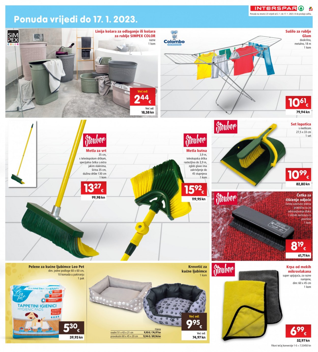 INTERSPAR katalog - 02.01.2023. - 10.01.2023. Stranica 23