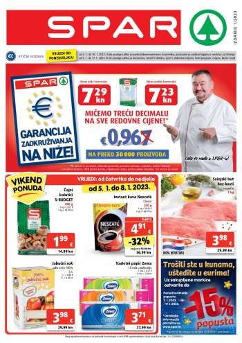 Prospekte SPAR - 2.01.2023 - 10.01.2023.