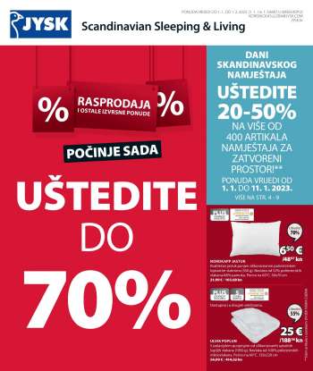 JYSK katalog - 01.01.2023. - 01.02.2023.