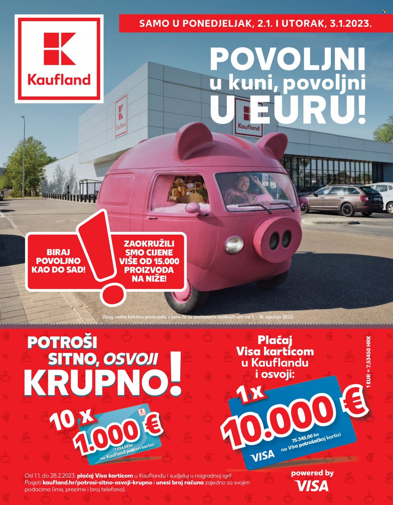 Kaufland katalog - 02.01.2023. - 03.01.2023. Stranica 1