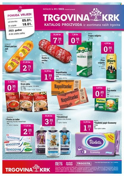 Trgovina KRK katalog - 05.01.2023. - 18.01.2023. Stranica 1