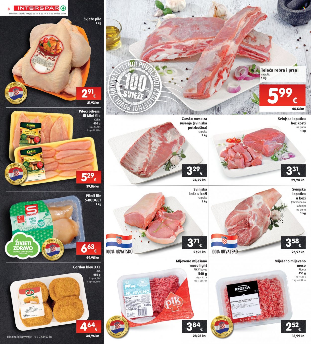 INTERSPAR katalog - 11.01.2023. - 17.01.2023. Stranica 8