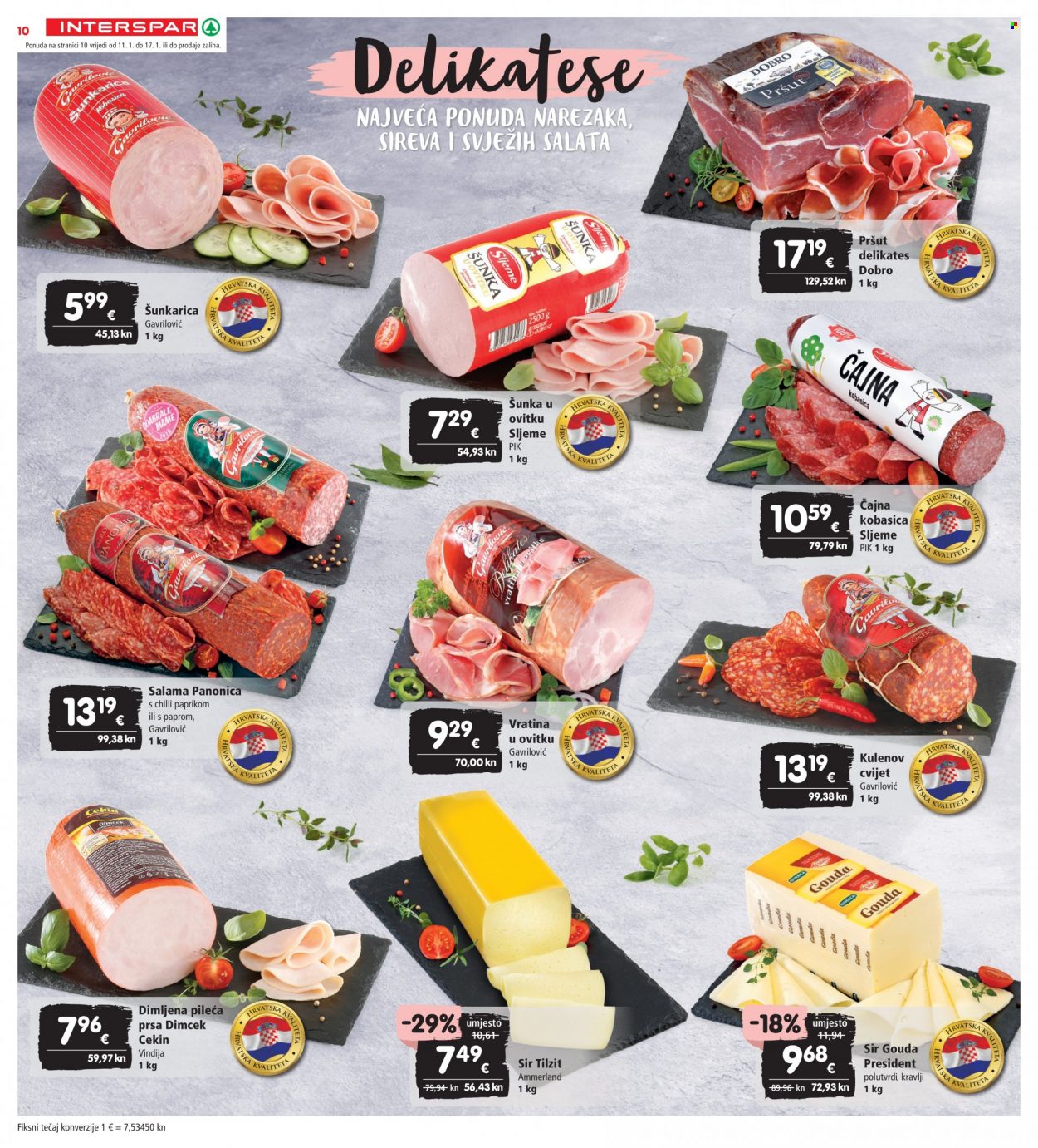 INTERSPAR katalog - 11.01.2023. - 17.01.2023. Stranica 10
