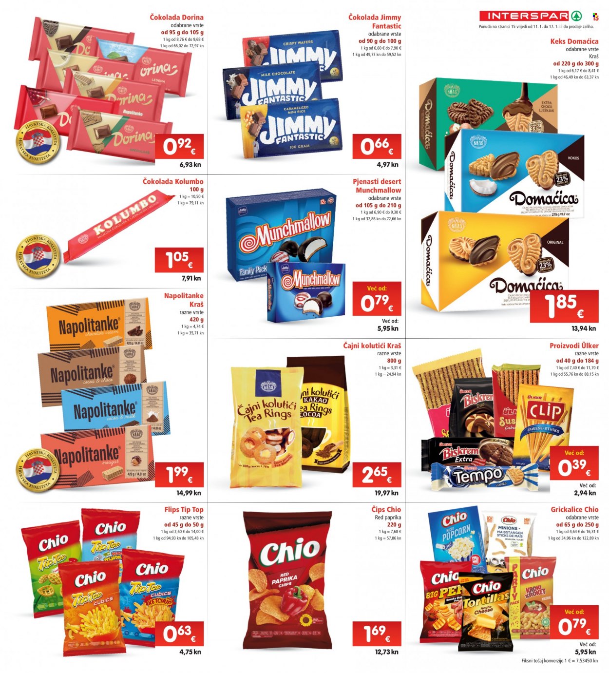 INTERSPAR katalog - 11.01.2023. - 17.01.2023. Stranica 15