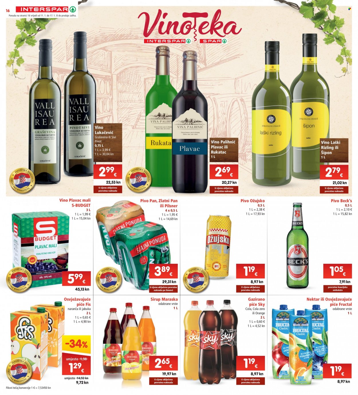 INTERSPAR katalog - 11.01.2023. - 17.01.2023. Stranica 18