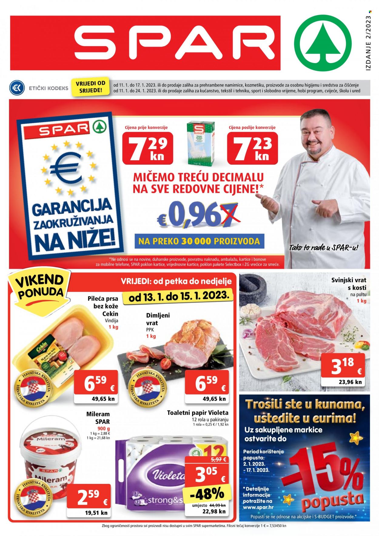 SPAR katalog - 11.01.2023. - 17.01.2023. Stranica 1