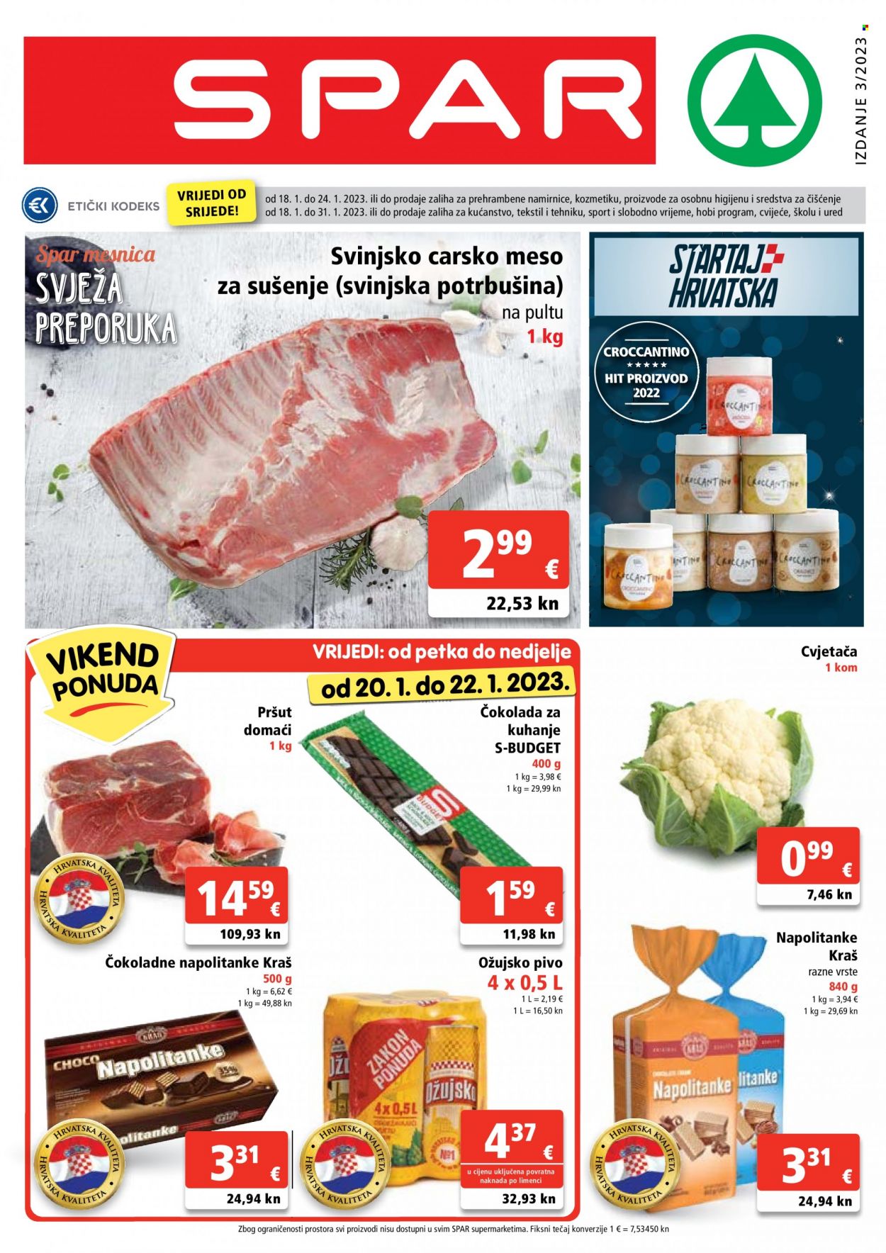 SPAR katalog - 18.01.2023. - 24.01.2023. Stranica 1