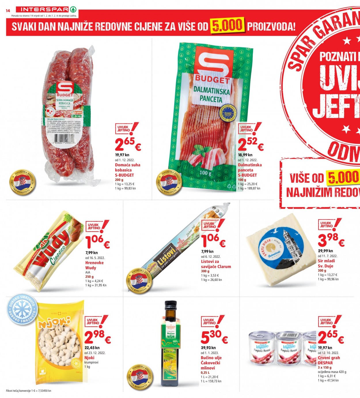 INTERSPAR katalog - 01.02.2023. - 07.02.2023. Stranica 14