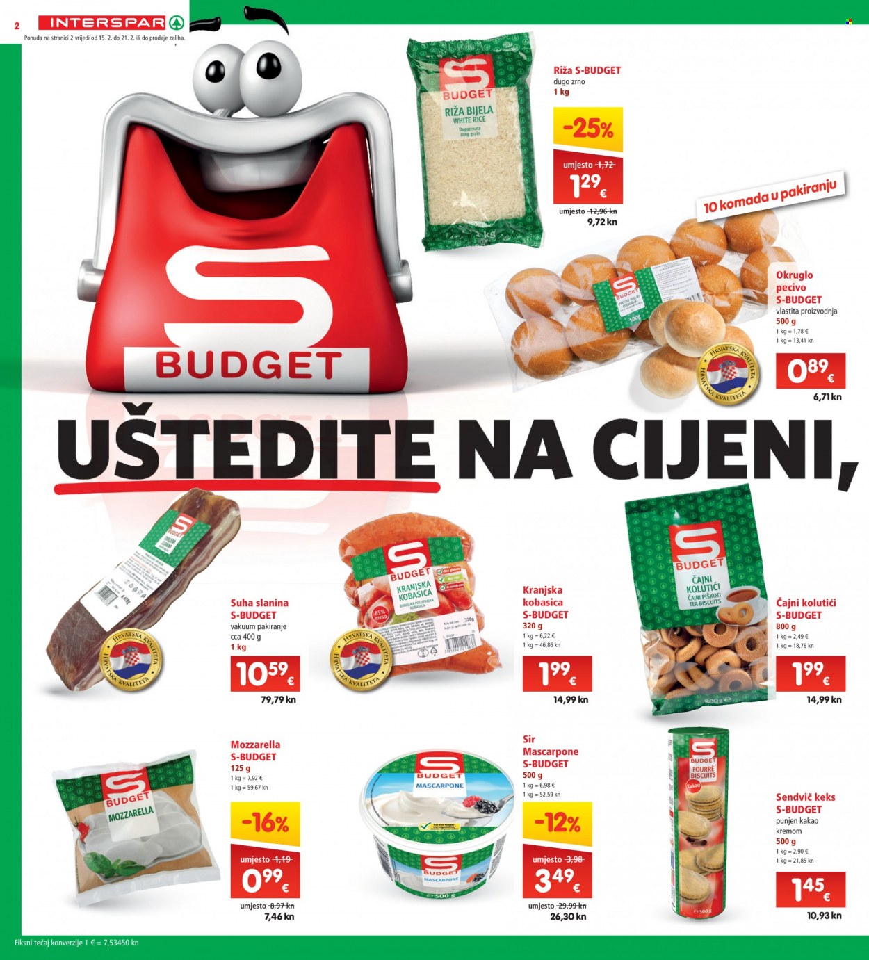 INTERSPAR katalog - 15.02.2023. - 21.02.2023. Stranica 2