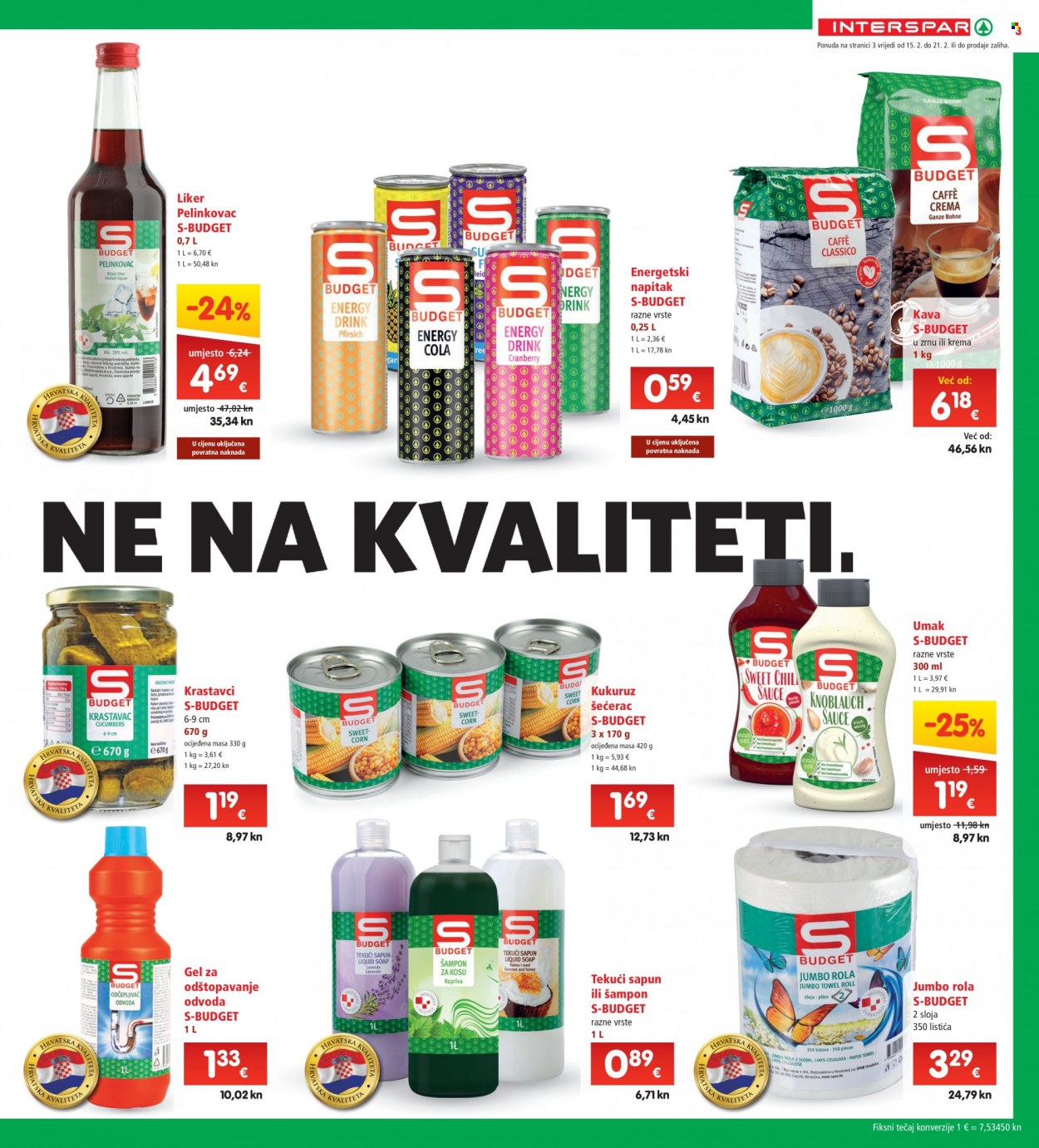 INTERSPAR katalog - 15.02.2023. - 21.02.2023. Stranica 3