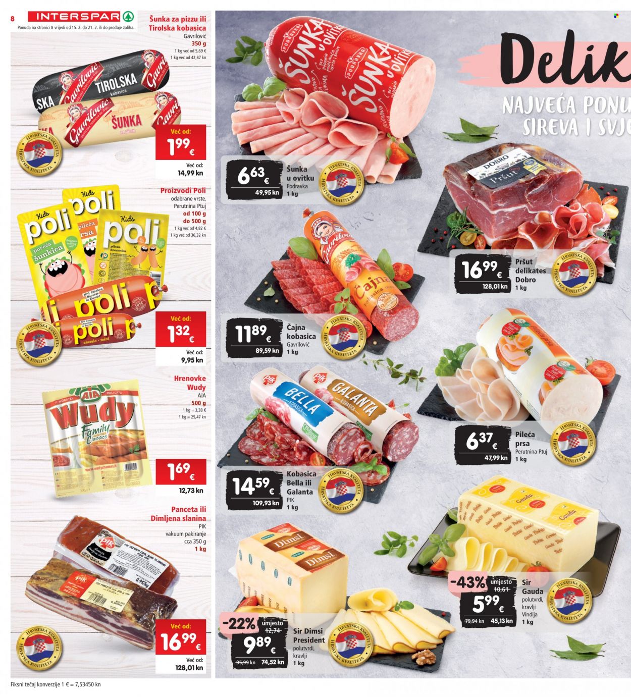 INTERSPAR katalog - 15.02.2023. - 21.02.2023. Stranica 8