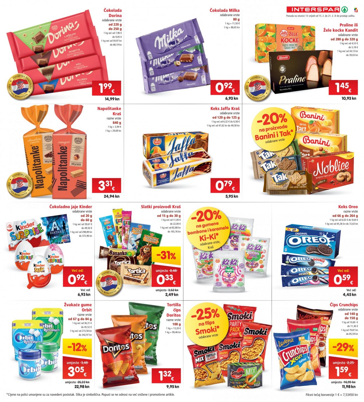 INTERSPAR katalog - 15.02.2023. - 21.02.2023. Stranica 13