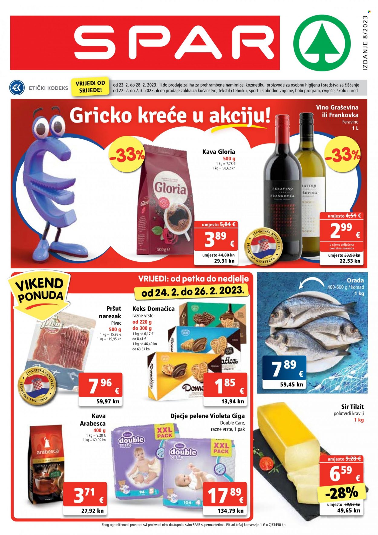 SPAR katalog - 22.02.2023. - 28.02.2023. Stranica 1