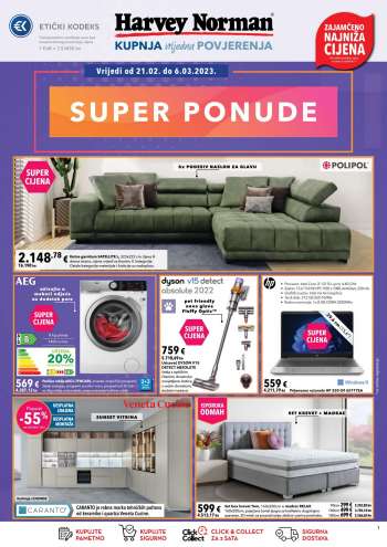 Harvey Norman katalog - 21.02.2023. - 06.03.2023.