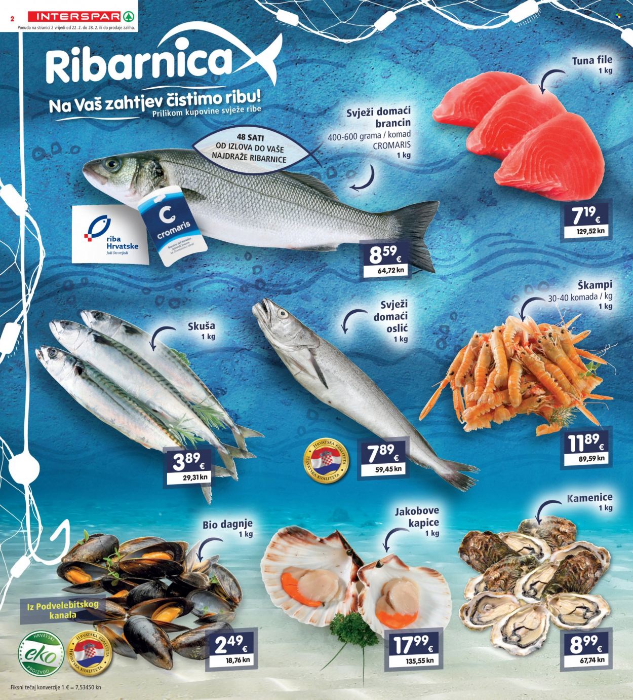 INTERSPAR katalog - 22.02.2023. - 28.02.2023. Stranica 2