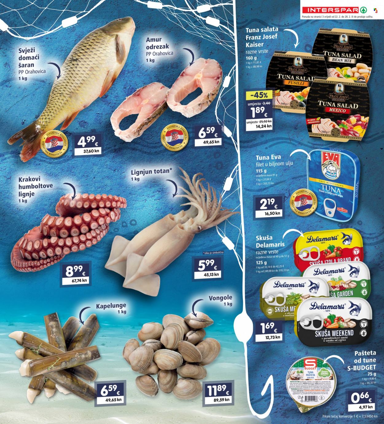 INTERSPAR katalog - 22.02.2023. - 28.02.2023. Stranica 3
