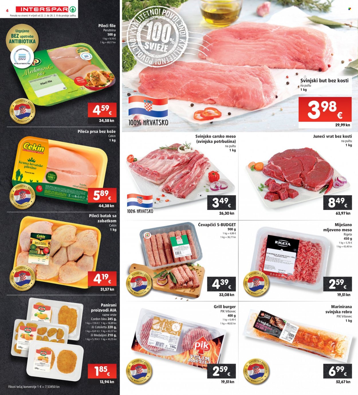 INTERSPAR katalog - 22.02.2023. - 28.02.2023. Stranica 4