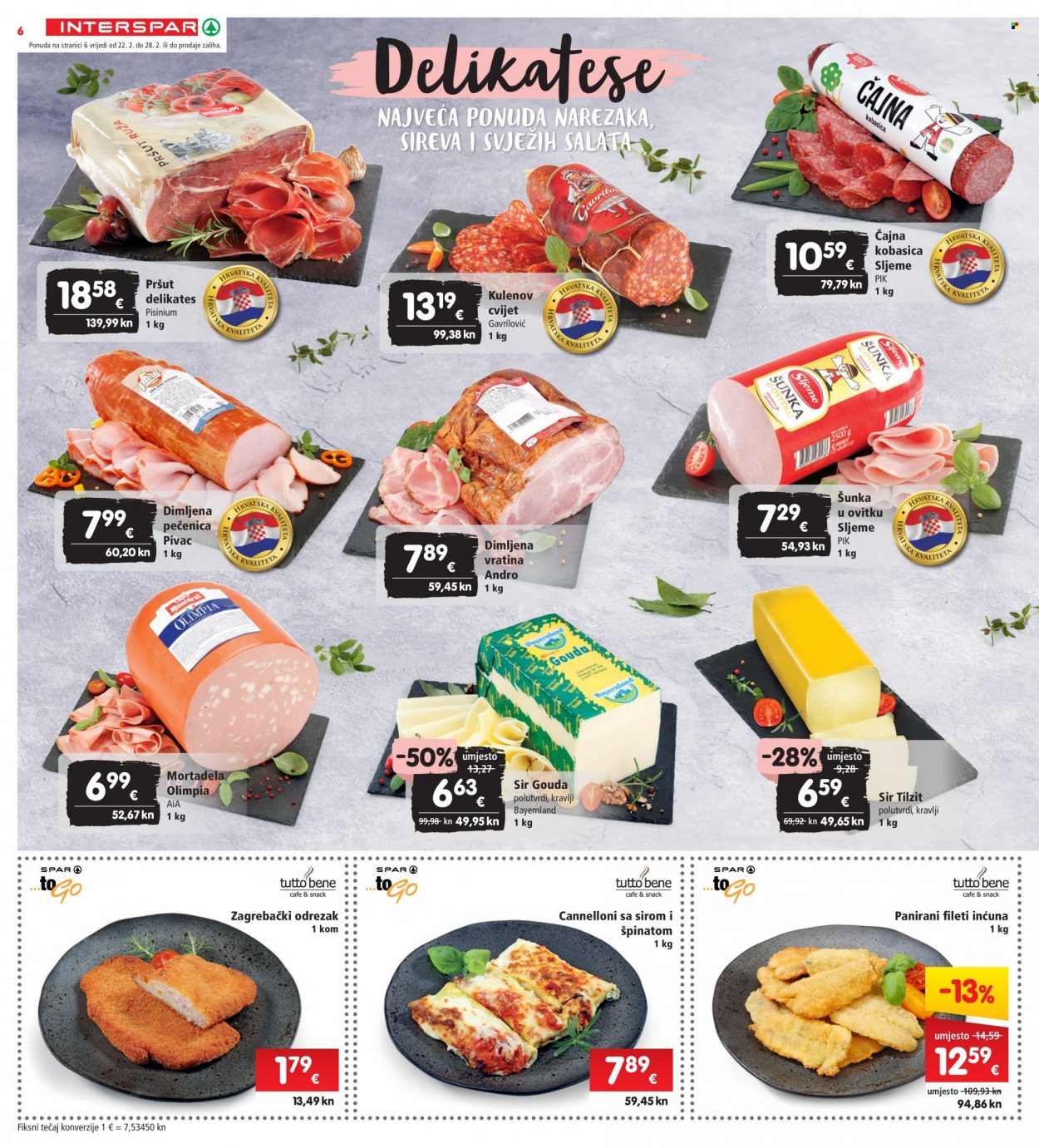 INTERSPAR katalog - 22.02.2023. - 28.02.2023. Stranica 6