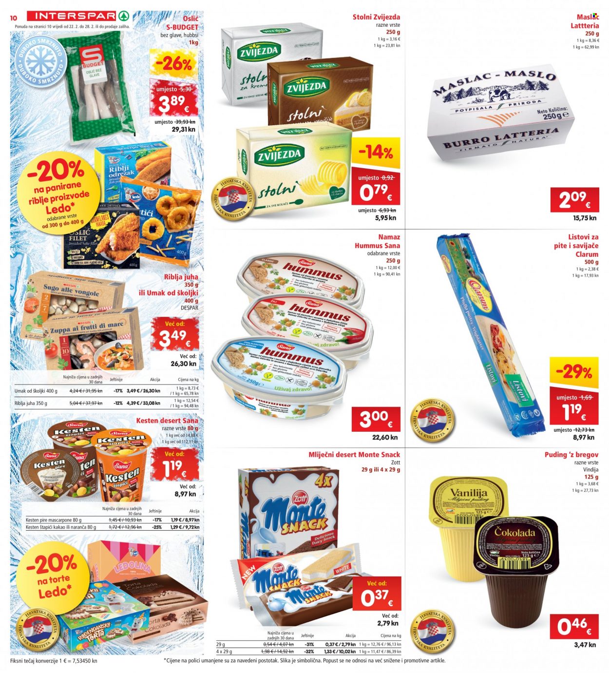 INTERSPAR katalog - 22.02.2023. - 28.02.2023. Stranica 10