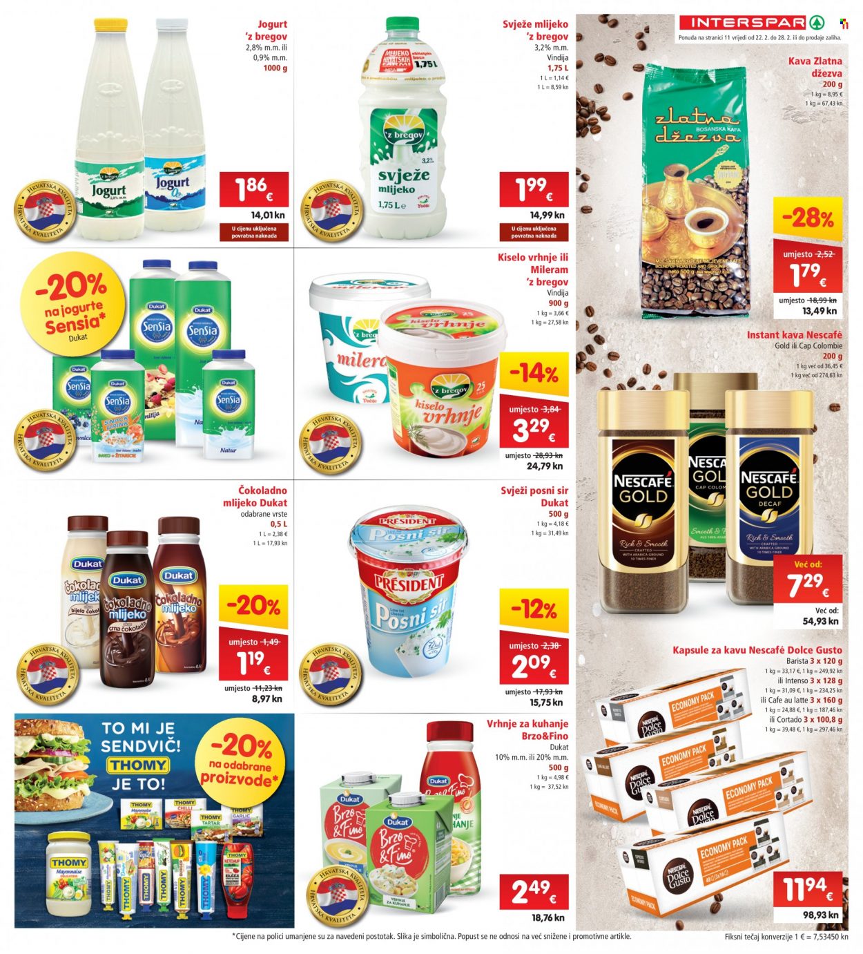 INTERSPAR katalog - 22.02.2023. - 28.02.2023. Stranica 11