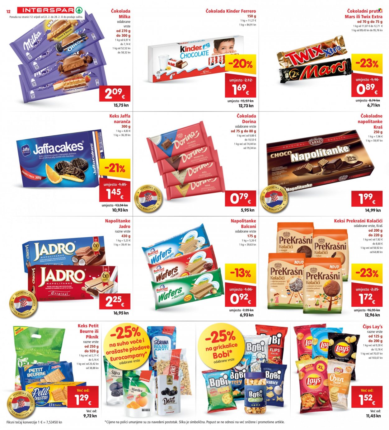 INTERSPAR katalog - 22.02.2023. - 28.02.2023. Stranica 12