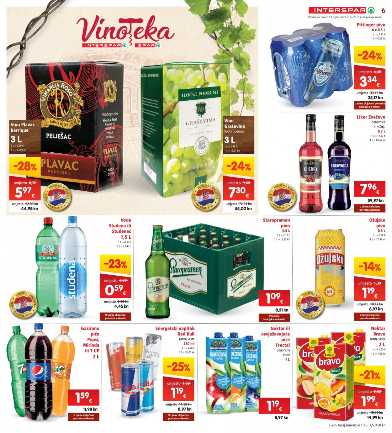 INTERSPAR katalog - 22.02.2023. - 28.02.2023. Stranica 13