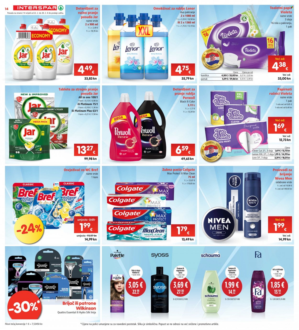 INTERSPAR katalog - 22.02.2023. - 28.02.2023. Stranica 14