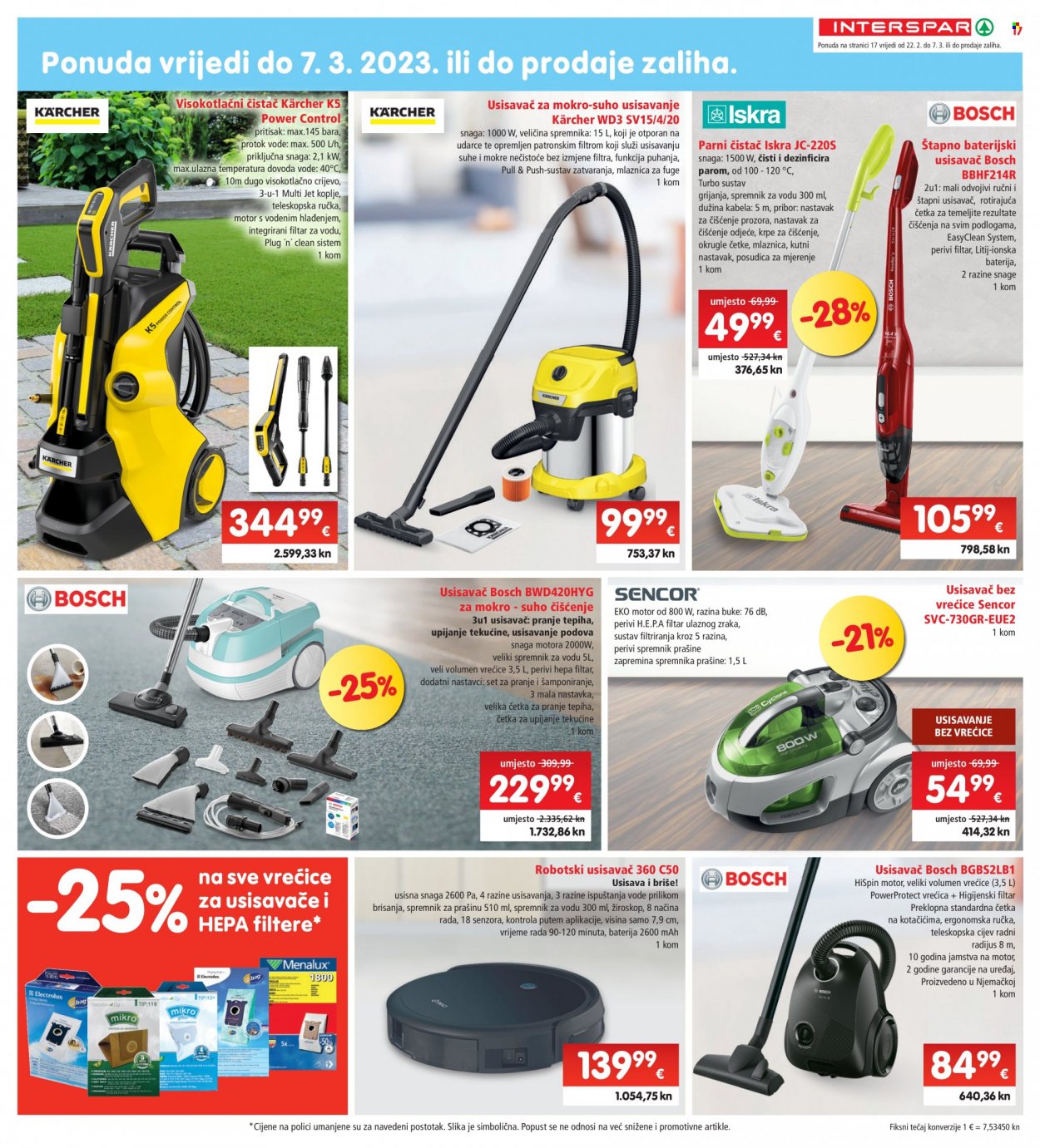 INTERSPAR katalog - 22.02.2023. - 28.02.2023. Stranica 17