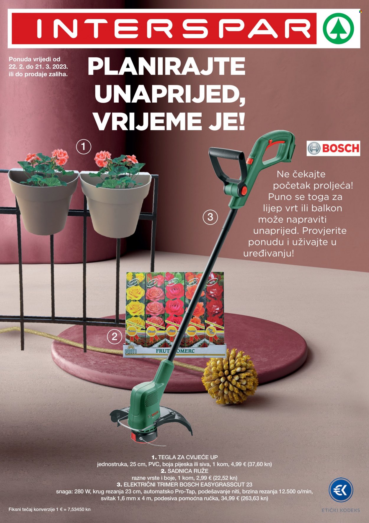 INTERSPAR katalog - 22.02.2023. - 21.03.2023. Stranica 1