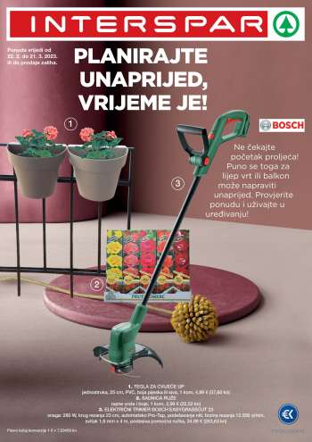 INTERSPAR katalog - 22.02.2023. - 21.03.2023.