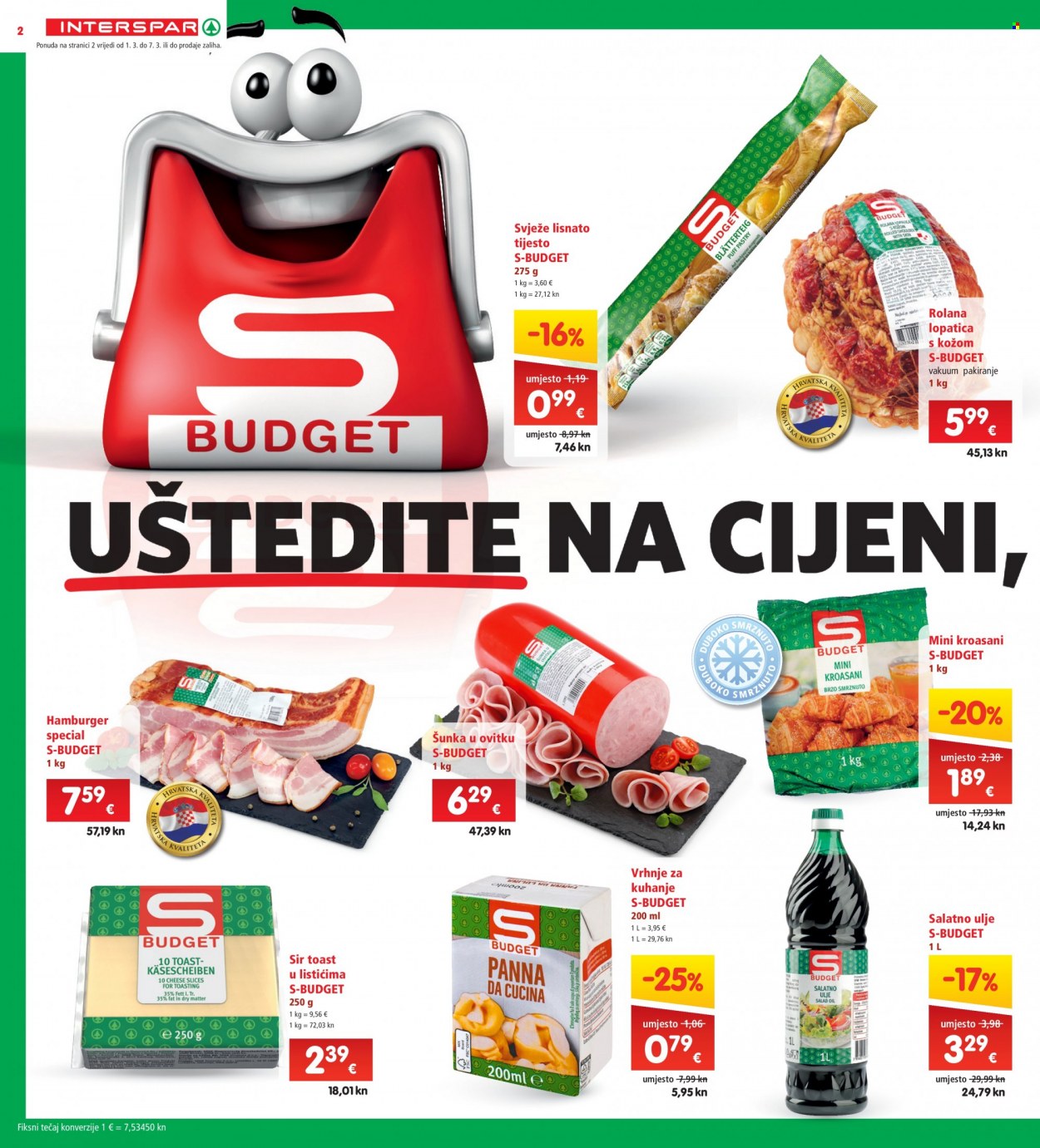 INTERSPAR katalog - 01.03.2023. - 07.03.2023. Stranica 2