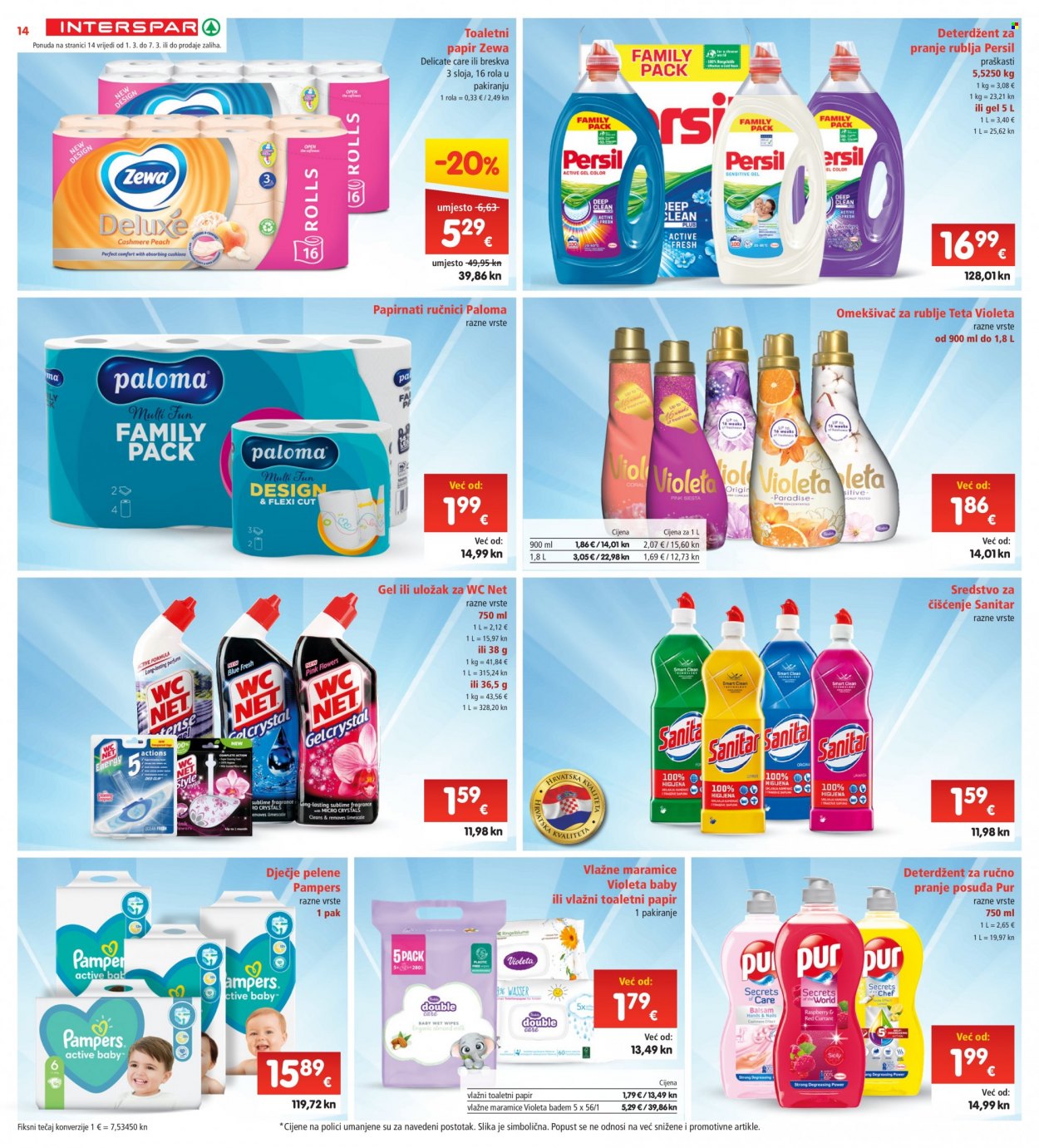 INTERSPAR katalog - 01.03.2023. - 07.03.2023. Stranica 14