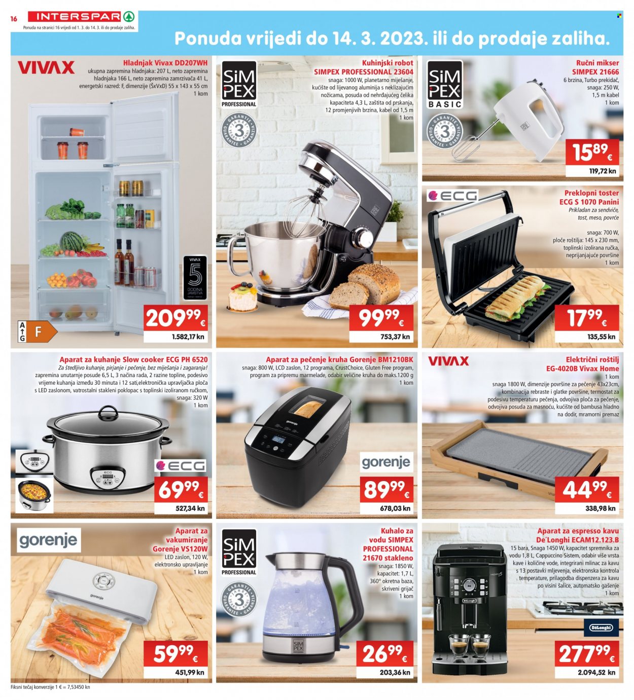 INTERSPAR katalog - 01.03.2023. - 07.03.2023. Stranica 16