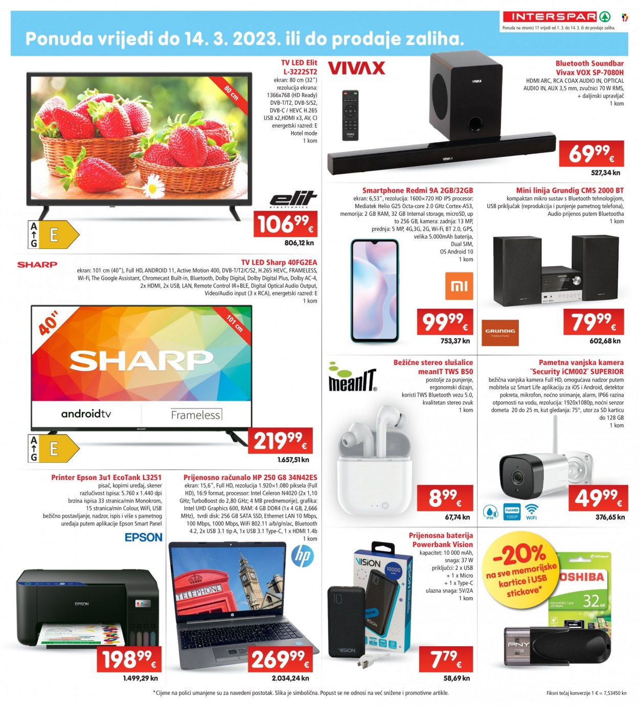 INTERSPAR katalog - 01.03.2023. - 07.03.2023. Stranica 17