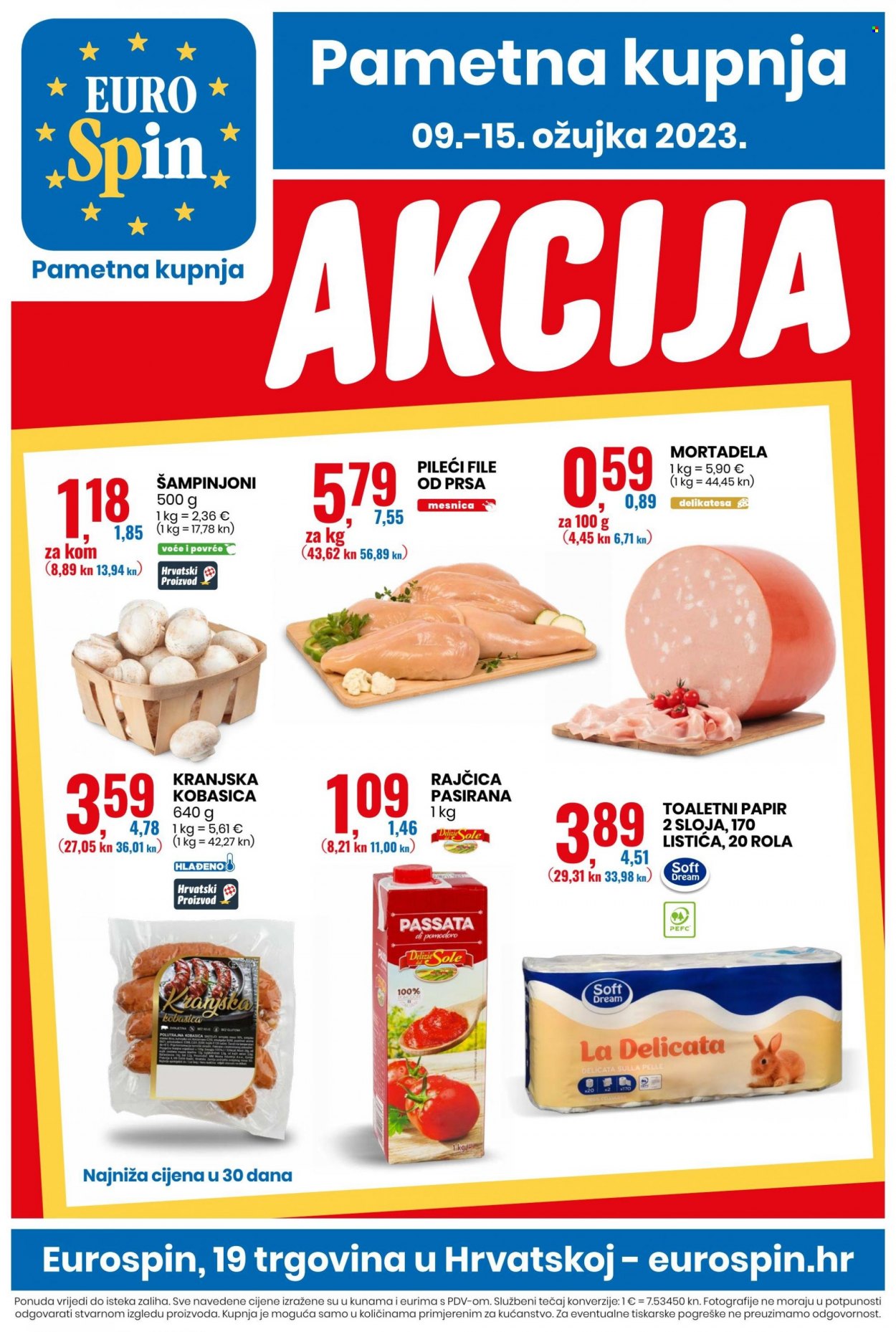 Eurospin katalog - 09.03.2023. - 15.03.2023. Stranica 1