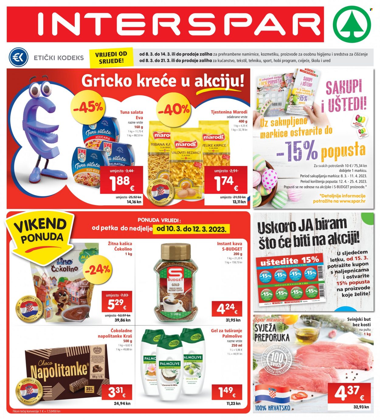 INTERSPAR katalog - 08.03.2023. - 14.03.2023. Stranica 1