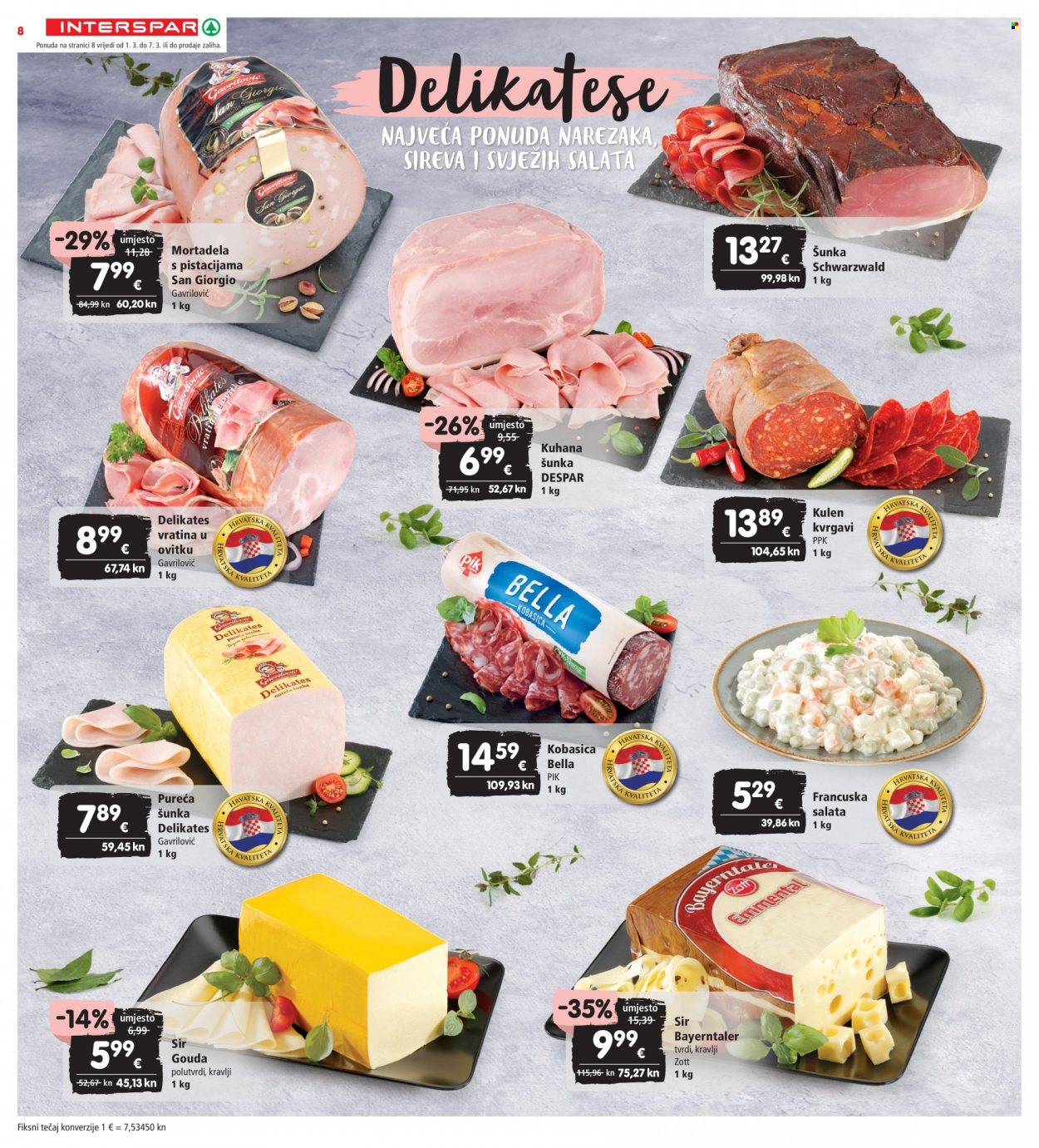 INTERSPAR katalog - 08.03.2023. - 14.03.2023. Stranica 8