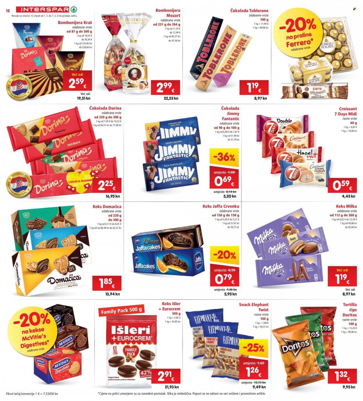 INTERSPAR katalog - 08.03.2023. - 14.03.2023. Stranica 12