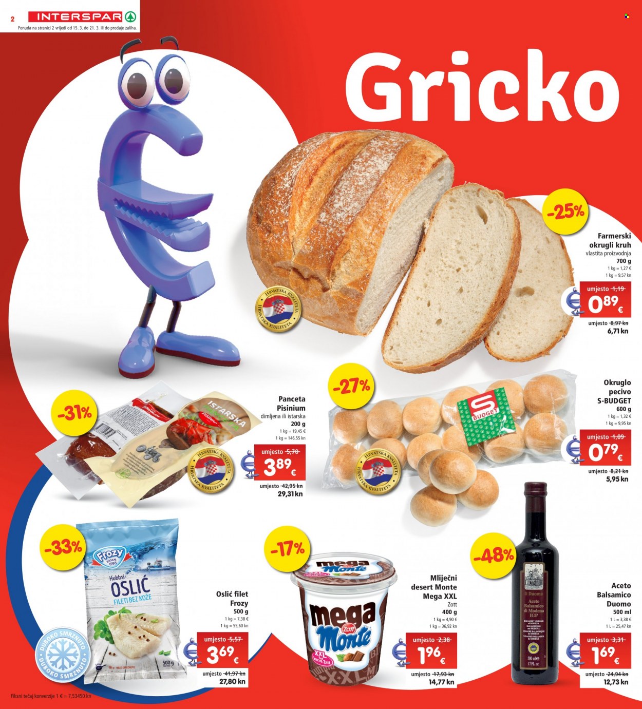 INTERSPAR katalog - 15.03.2023. - 21.03.2023. Stranica 2